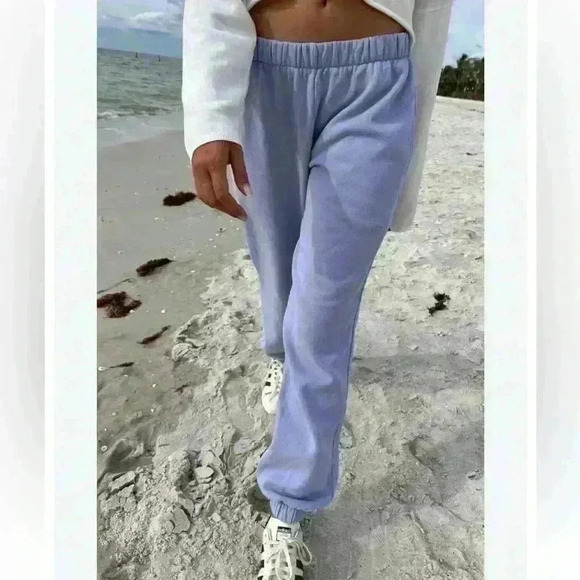 Brand Melville John Galt Rosa Lilac Purple Jogger Sweatpants Size Small - Picture 1 of 10